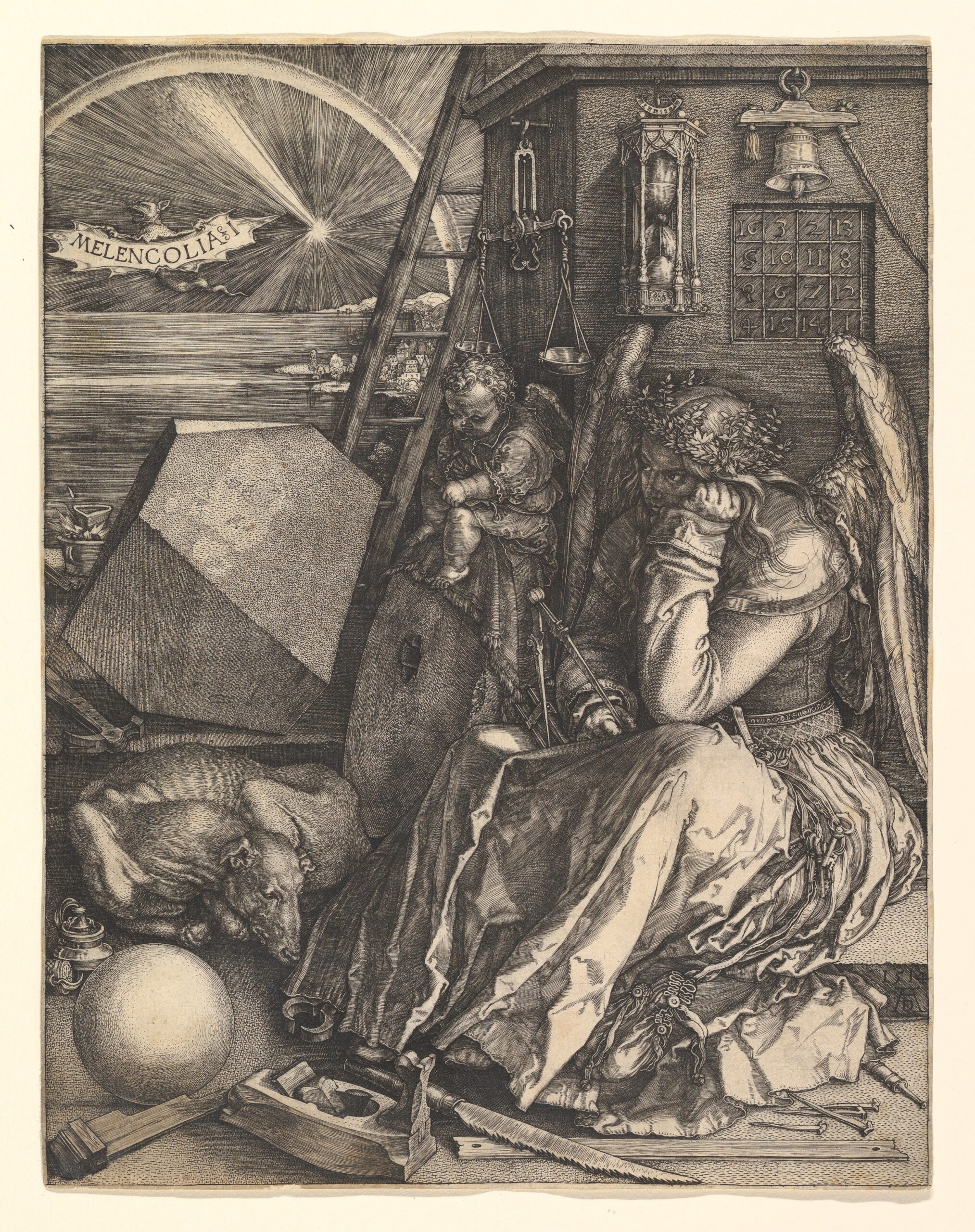 デューラーの『メランコリアⅠ』の画像